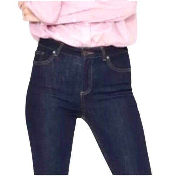 Boden Dark Wash Blue Preppy Boho Classic Fit Skinny Jeans Size 10 - Picture 4 of 13